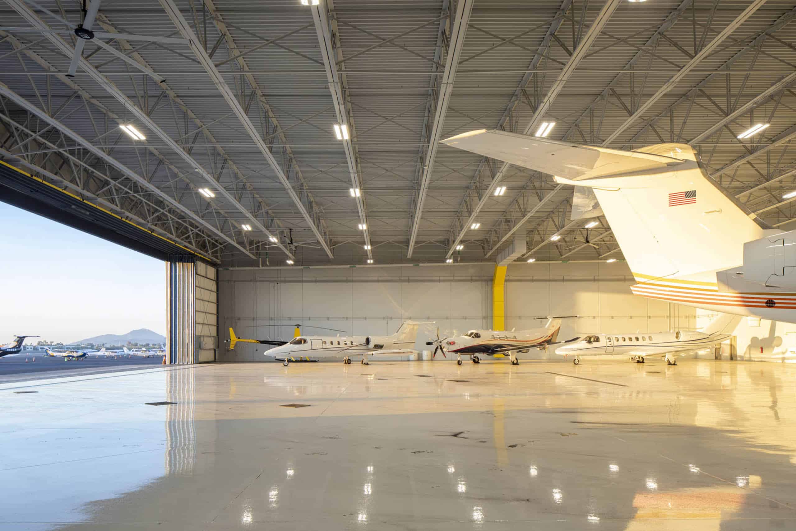 Atlantic Aviation Scottsdale Hangar JE Dunn Construction