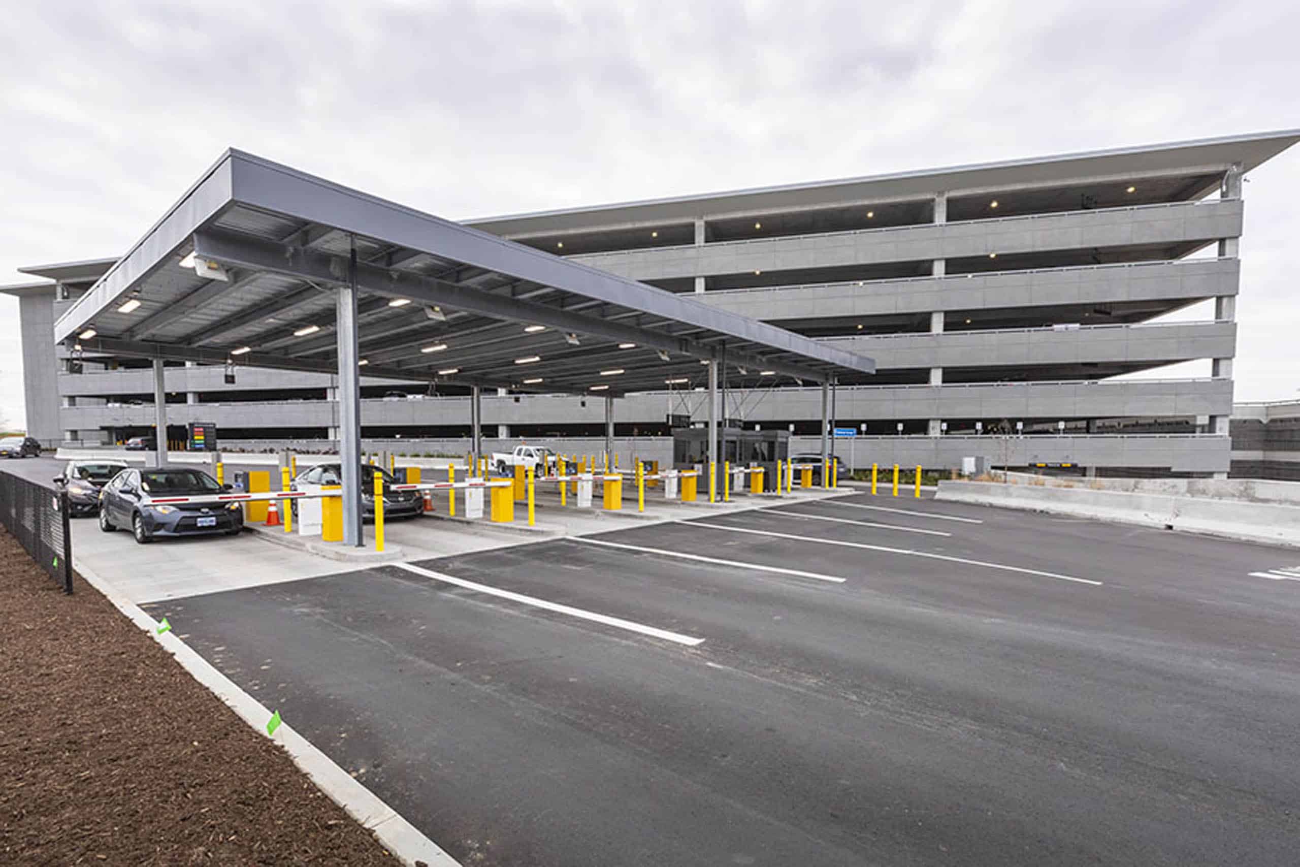 Consider this Top design elements crucial to an airport parking garage